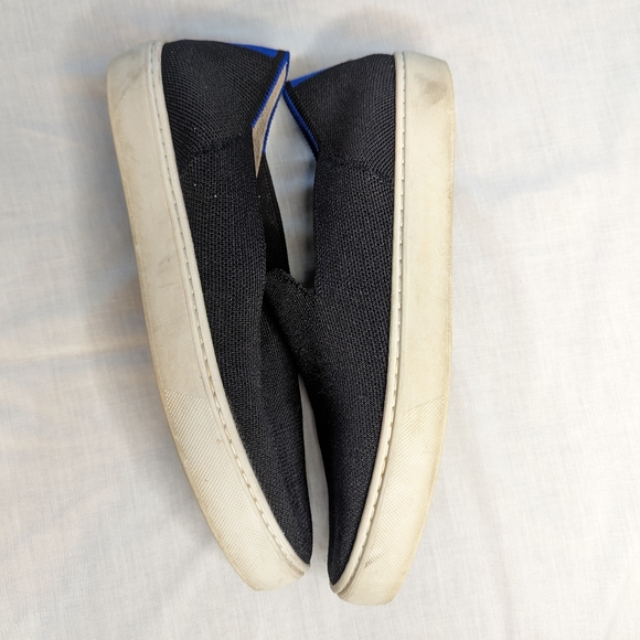 Navy Woman's Rothys Size 7-8.5 Rothys Original Slip On Sneaker - Picture 12 of 14